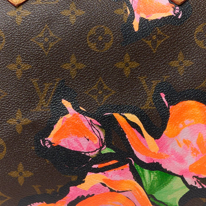 Louis Vuitton Monogram Roses Speedy 30 10 of 14