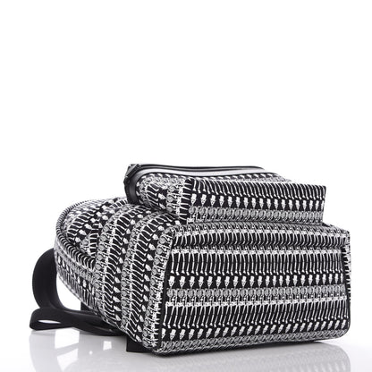 Saint Laurent Nylon City Skeleton Print Backpack Black White 4 of 7