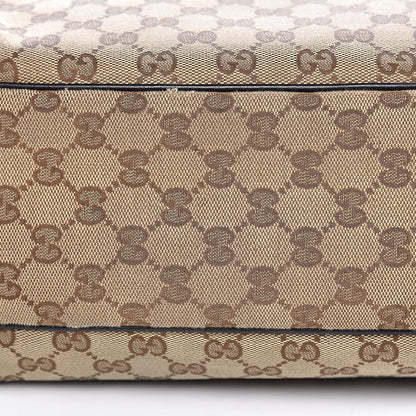 Gucci Monogram Large New Ladies Web Hobo Dark Brown 10 of 15