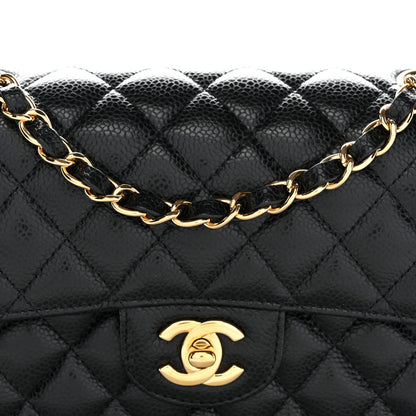 Chanel Caviar Quilted Small Double Flap Black 8 of 11