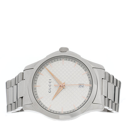 Gucci Stainless Steel 38mm G-Timeless Diamante Quartz Watch 2 of 5