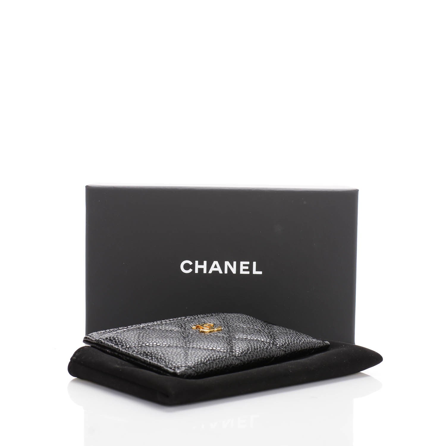 Chanel Caviar Quilted Card Holder Black 4 of 8