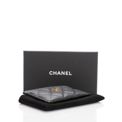 Chanel Caviar Quilted Card Holder Black 4 of 8