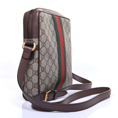 Gucci GG Supreme Monogram Web Small Ophidia Messenger Bag Brown 3 of 12