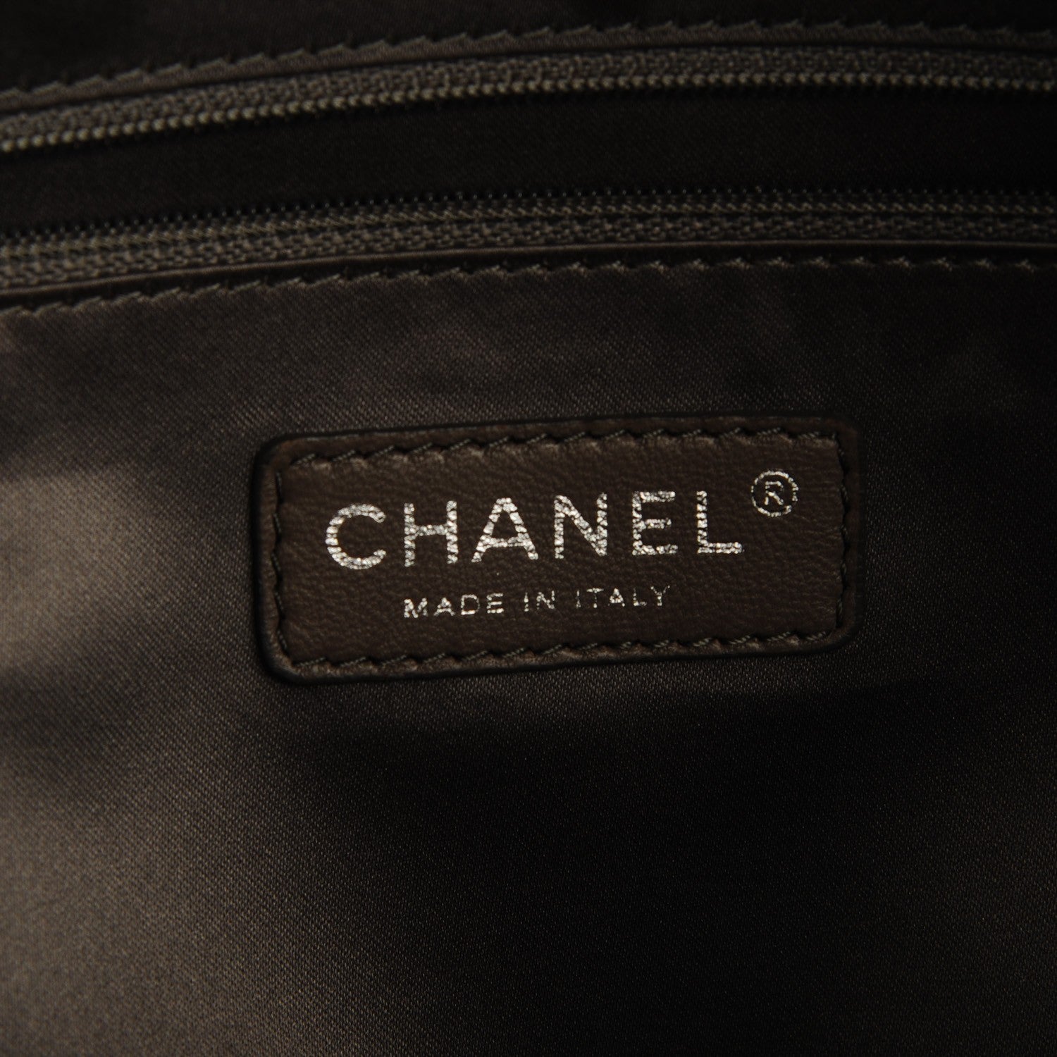 Chanel Vinyl Quilted Large Frozen Tote Silver 6 of 8