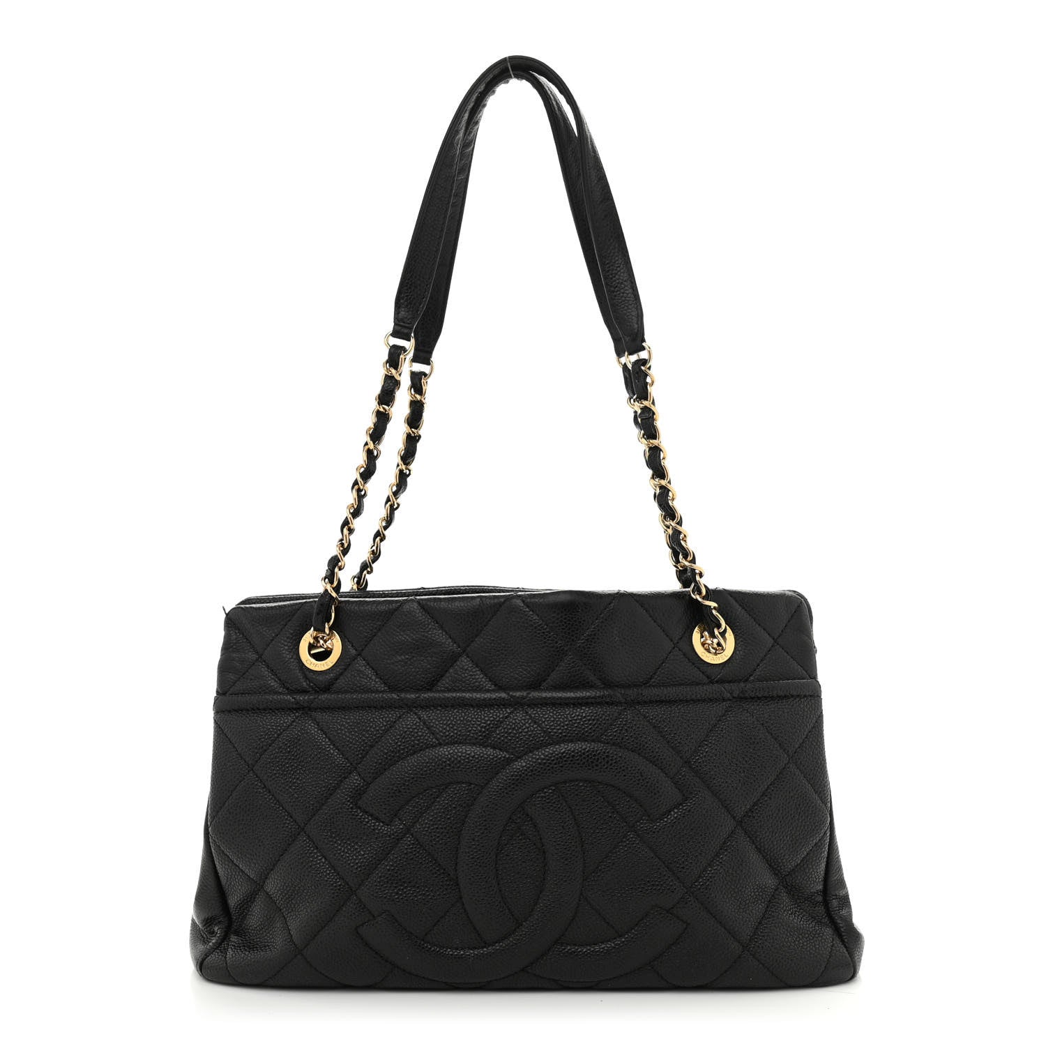 Chanel Caviar Quilted Timeless CC Soft Tote Black 1 of 11