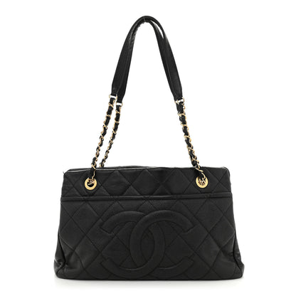 Chanel Caviar Quilted Timeless CC Soft Tote Black 1 of 11