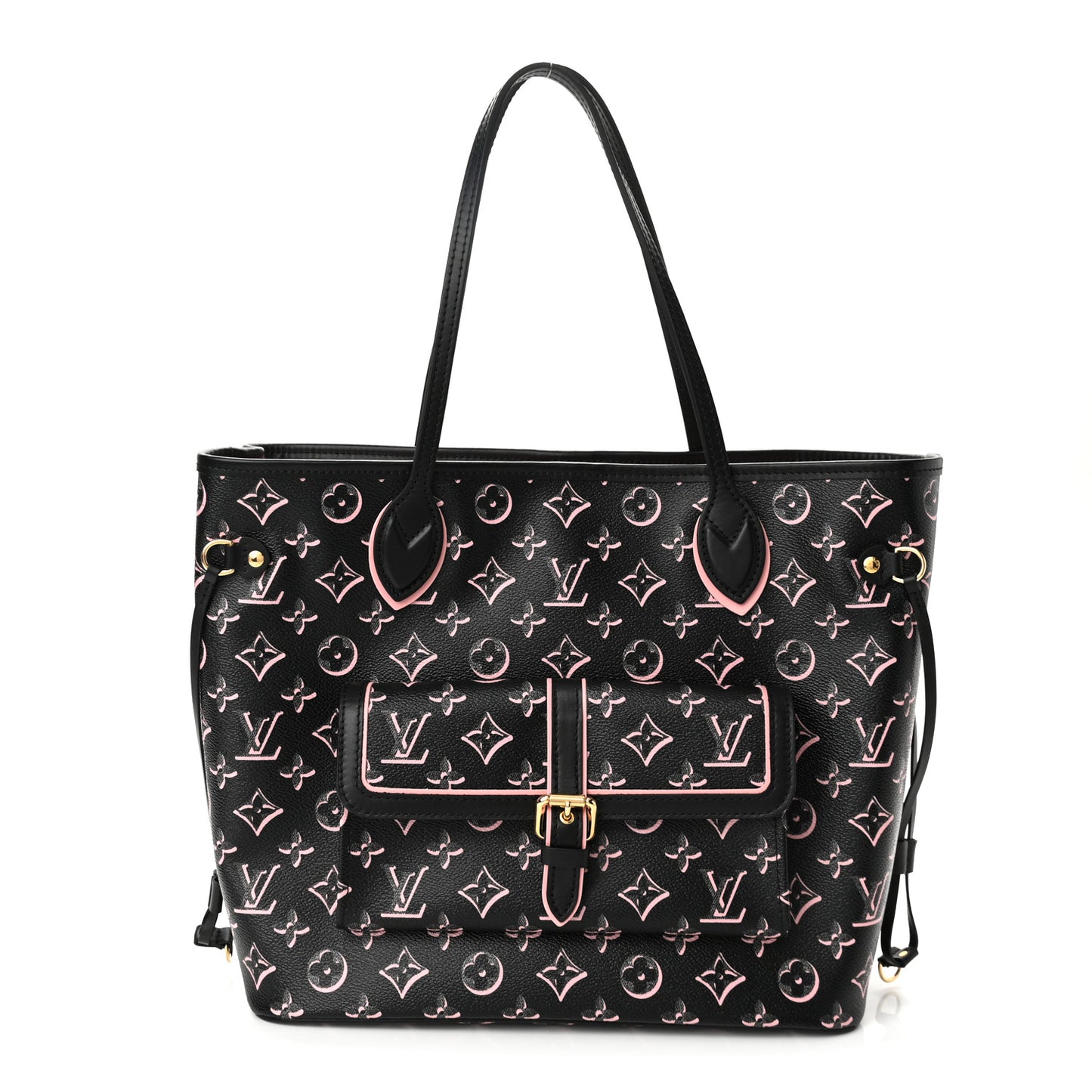 Monogram Fall For You Neverfull MM Black