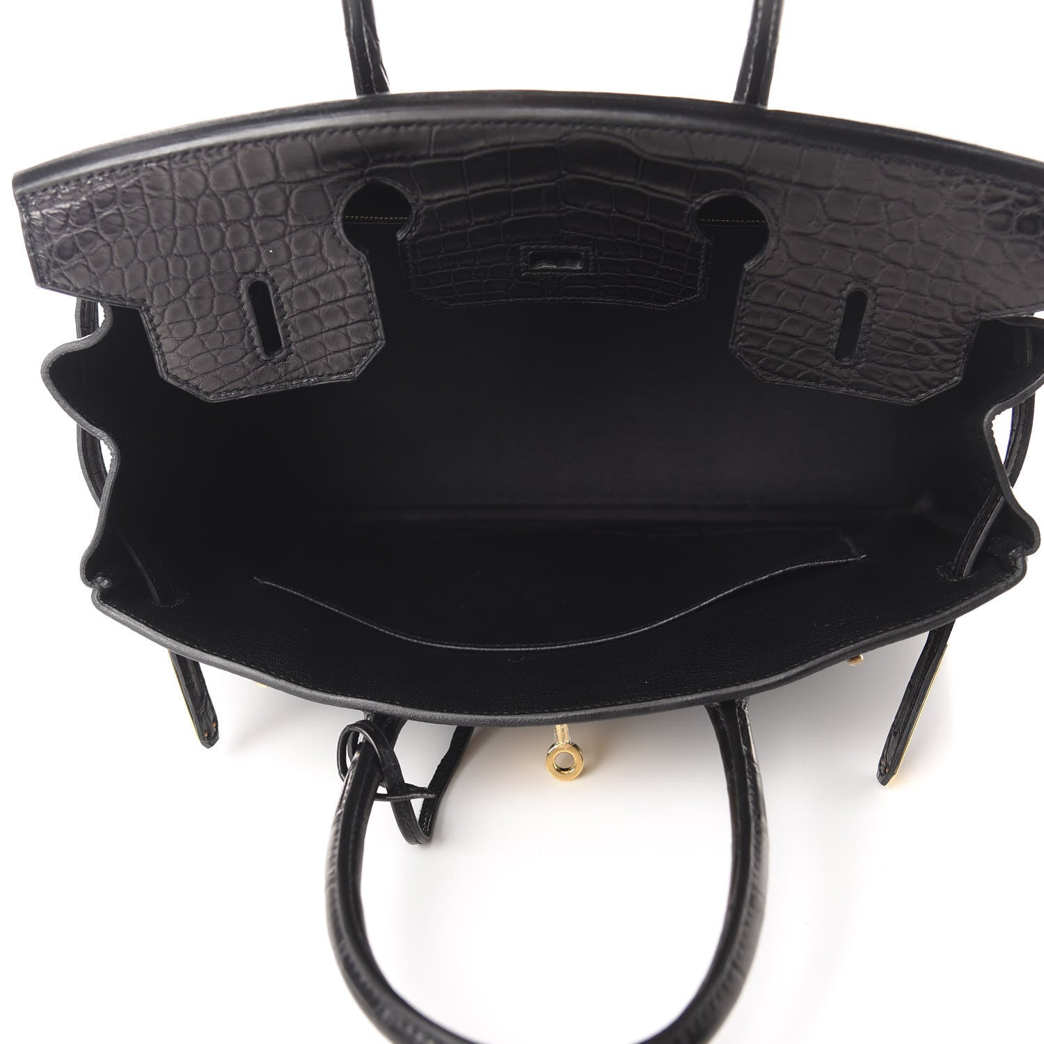 Hermes Togo Matte Alligator Birkin Touch 30 Black 17 of 36