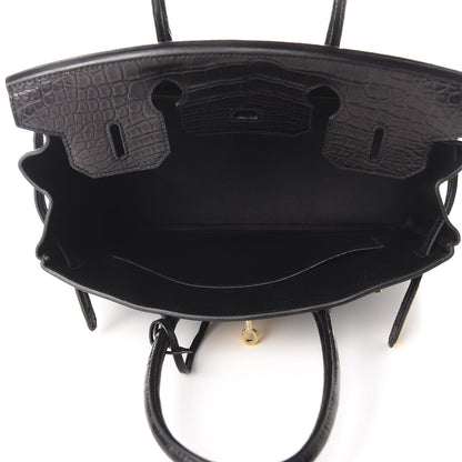 Hermes Togo Matte Alligator Birkin Touch 30 Black 17 of 36