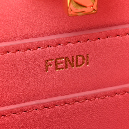 Fendi Vitello King Shiny Nappa Intreccio Small Peekaboo I SEE U Satchel Pink Dalia 7 of 12