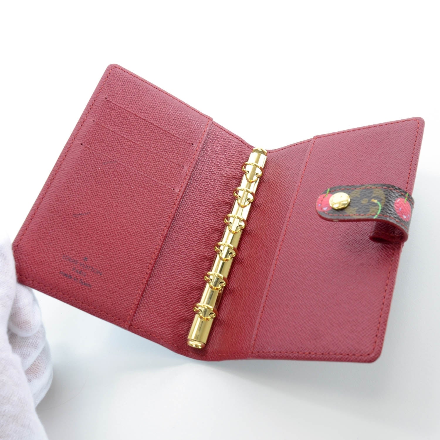 Louis Vuitton Monogram Cerises Small Ring Agenda Cover 6 of 8