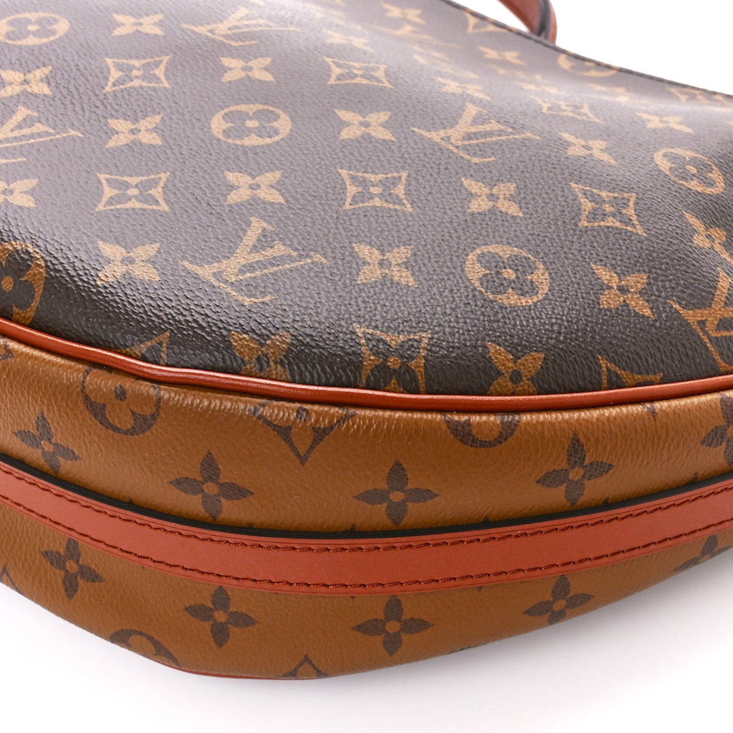 Reverse Monogram Loop Hobo