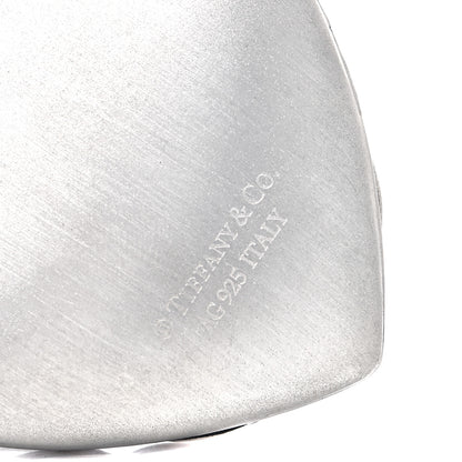 Tiffany Sterling Silver Large Ziegfeld Daisy Heart Locket Pendant 5 of 6