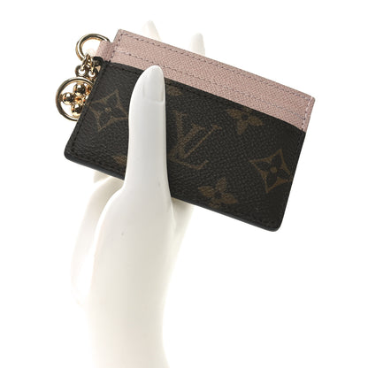 Louis Vuitton Monogram LV Charms Card Holder Rose Ballerine 2 of 7