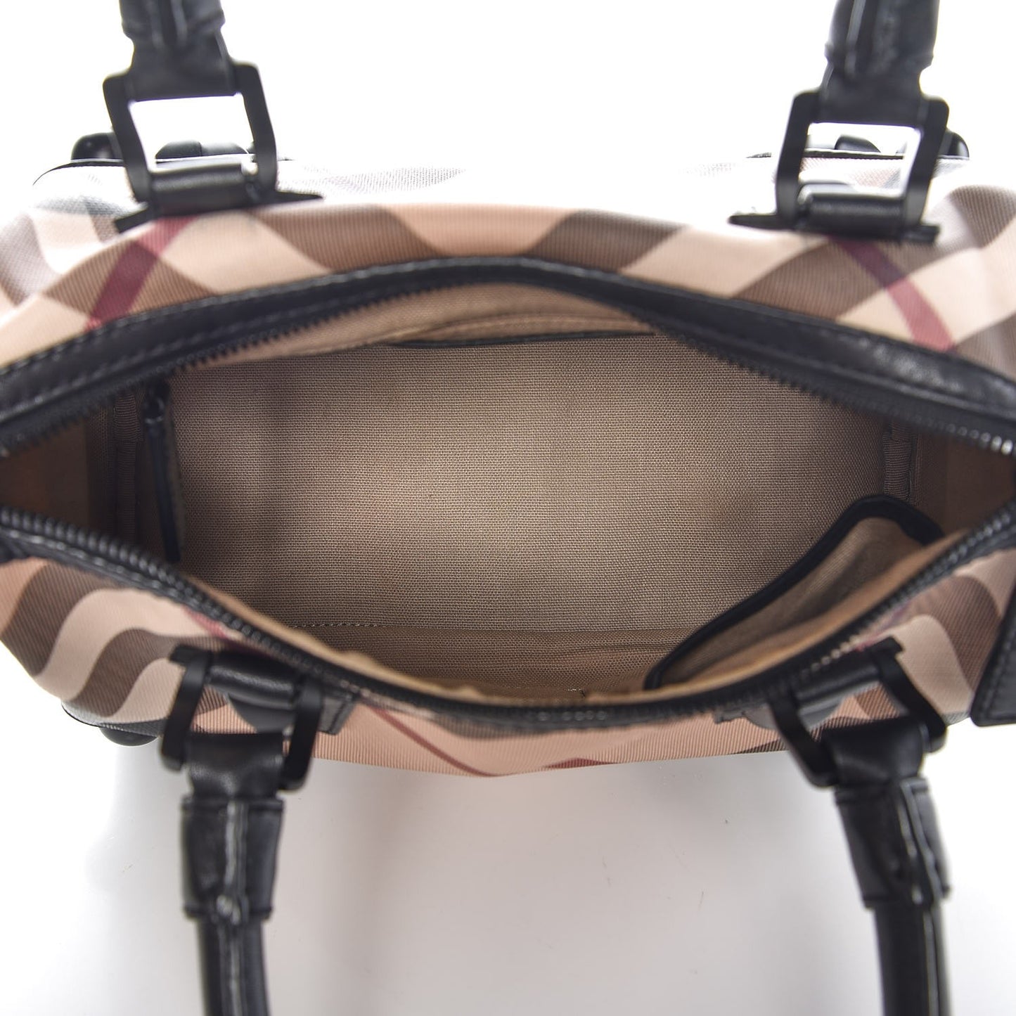 Nova Check Mega Stud Bowling Bag Black