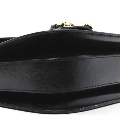 Gucci Azalea Calfskin Horsebit 1955 Shoulder Bag Black 9 of 10