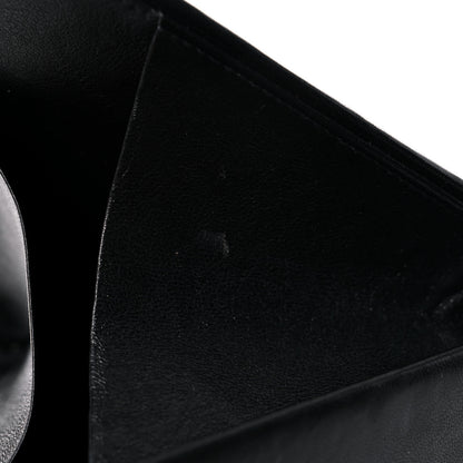 Saint Laurent Lambskin Pyramid Clutch Black 15 of 21