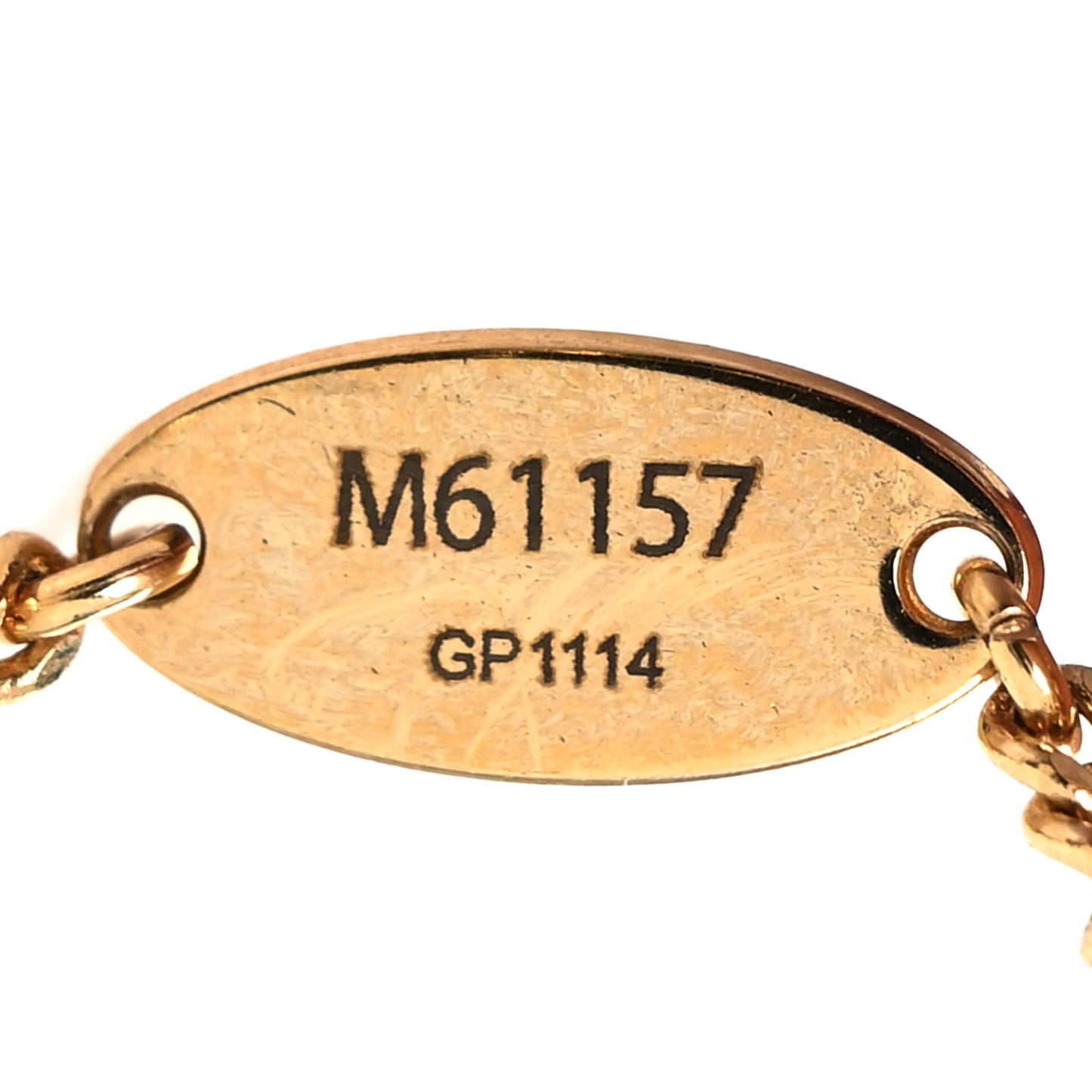 Monogram Bracelet Gold Black