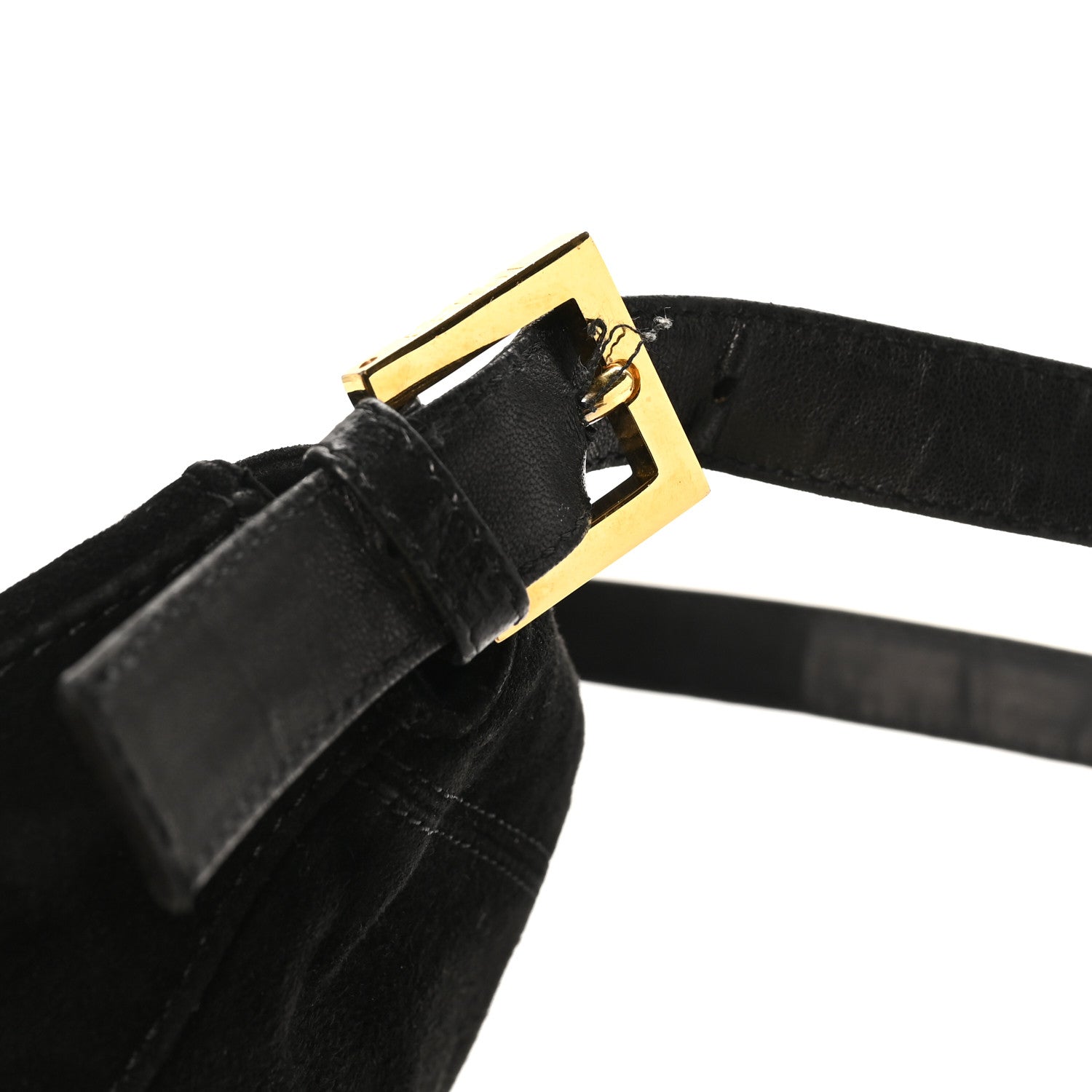 Fendi Suede Mama Baguette Black 1886264 – FASHIONPHILE