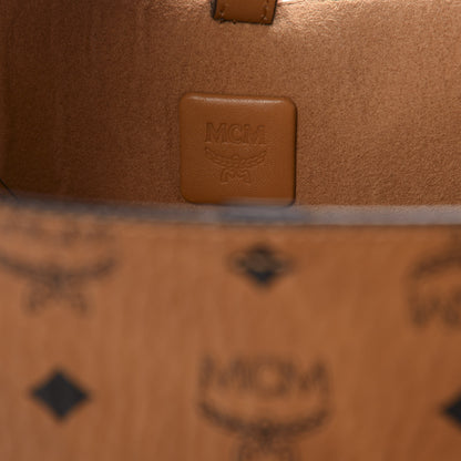MCM Visetos Small Project Tote Cognac 9 of 13