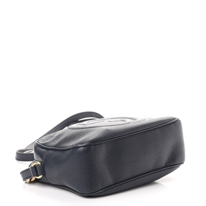 Gucci Pebbled Calfskin Small Soho Disco Bag Blue 4 of 9