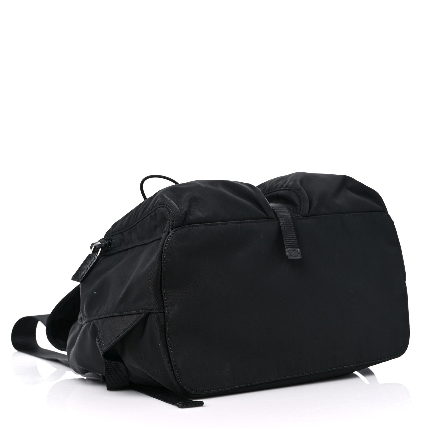 Prada Tessuto Nylon Saffiano Vela Backpack Black 3 of 11