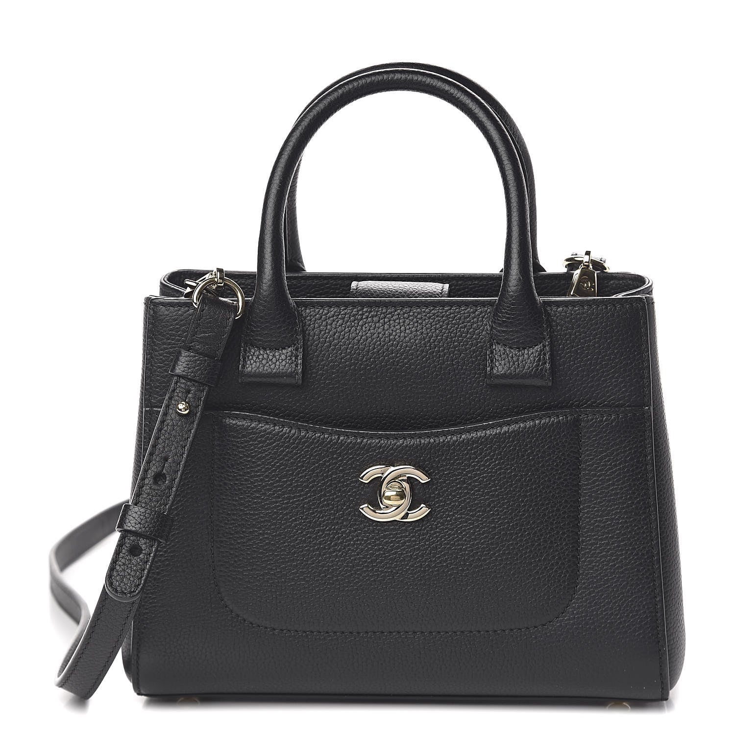 Chanel Grained Calfskin Mini Neo Executive Shopper Tote Black 1 of 18