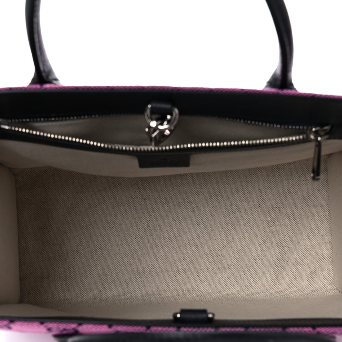 Monogram Multicolor Textured Dollar Calfskin Small Retro Interlocking G Tote Bag Pink Blue