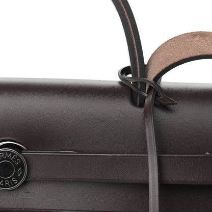 Hermes Toile H Berline Vache Hunter Herbag Zip PM 31 Black Ebene 11 of 11