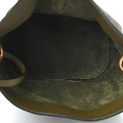 Gucci Soft Grained Calfskin Small Jackie Bucket Bag Green 4 of 10