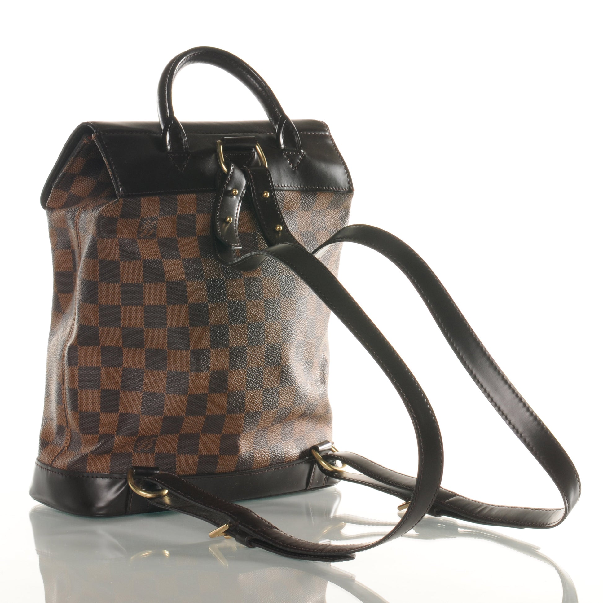 Louis Vuitton Damier Ebene Soho Backpack 3 of 6