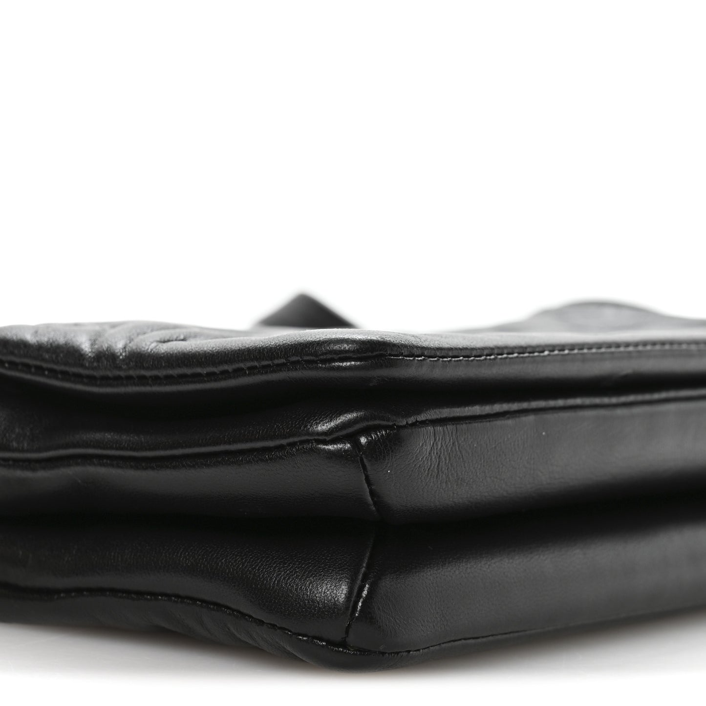 Lambskin Embossed Monogram Pochette Coussin Crossbody Black
