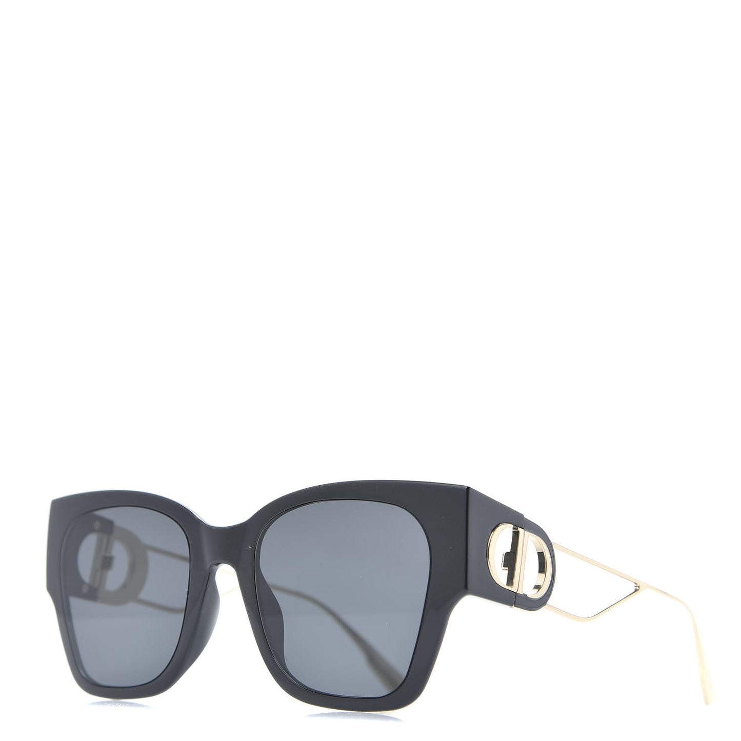 Rectangular 30 Montaigne 1 Sunglasses Black
