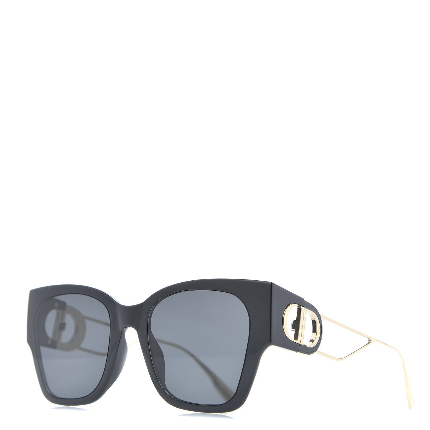 Christian Dior Rectangular 30 Montaigne 1 Sunglasses Black 1 of 9