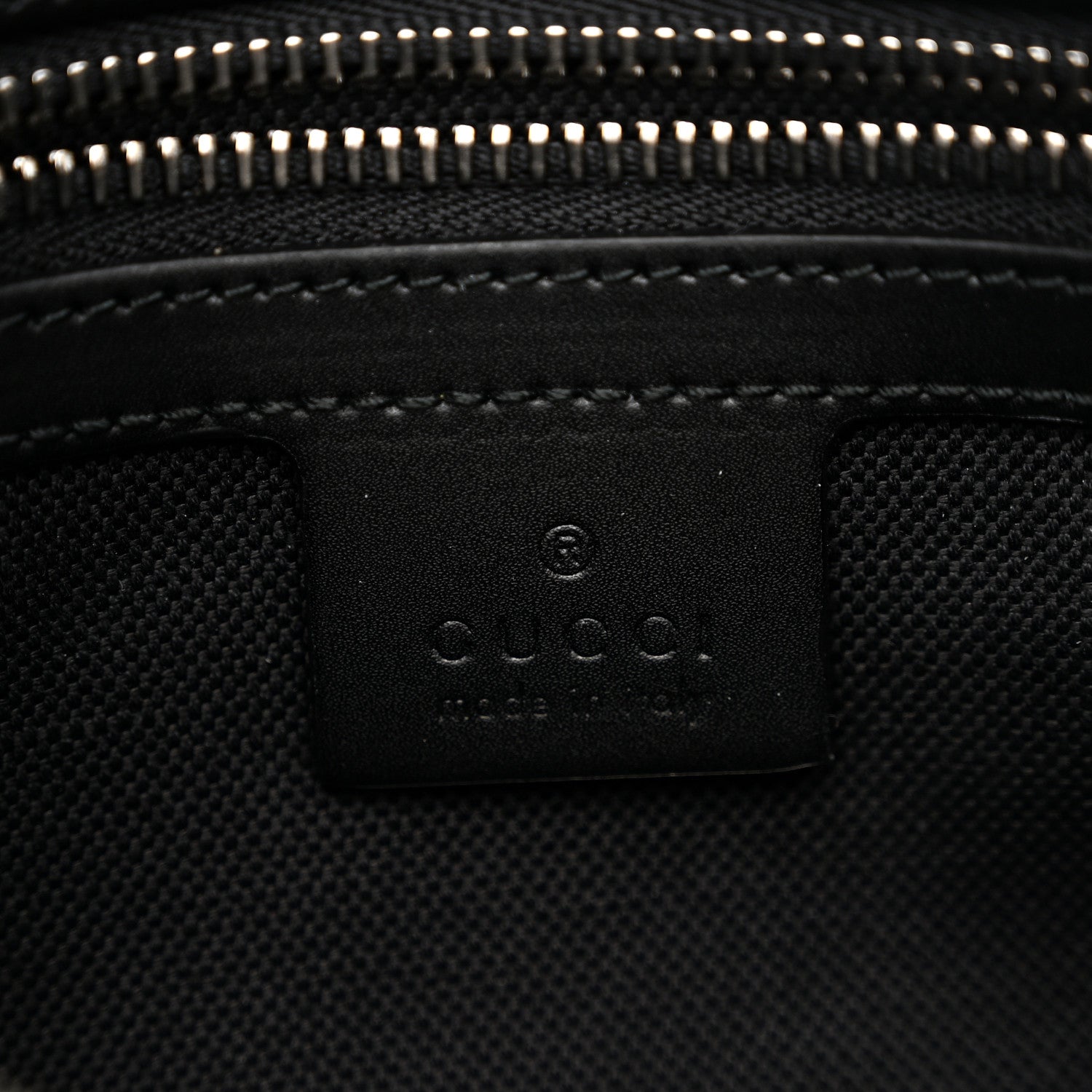 Gucci Soft GG Supreme Monogram Web Belt Bag Black Grey 6 of 10