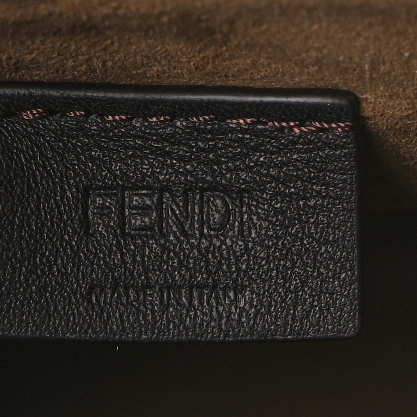 Fabric Jacquard Vitello King Plexiglass FF 1974 Mini Fendi Sunshine Shopper Tote Tobacco Moro Sand