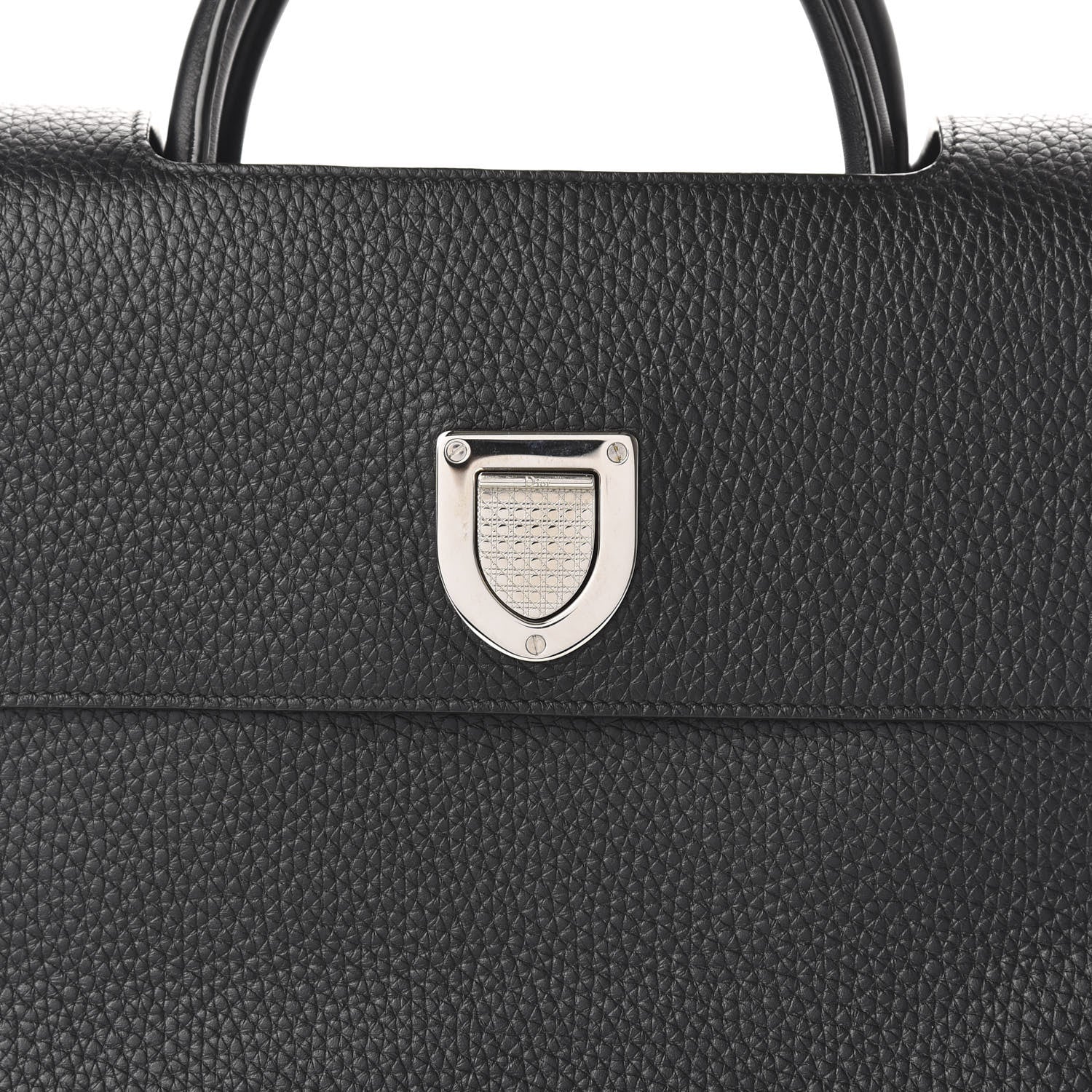 Christian Dior Grained Calfskin Large Diorever Flap Black 9 of 9