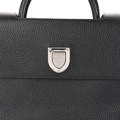 Christian Dior Grained Calfskin Large Diorever Flap Black 9 of 9