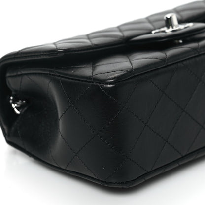 Chanel Lambskin Quilted Mini Rectangular Flap Black 9 of 11