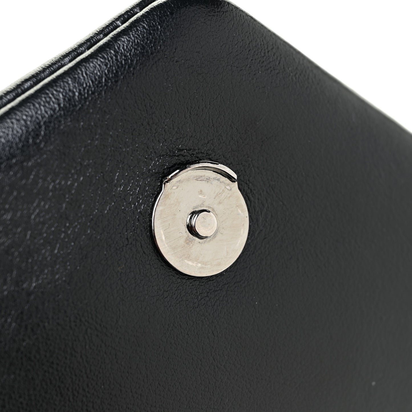 Calfskin Y Quilted Monogram Toy Loulou Crossbody Bag Black