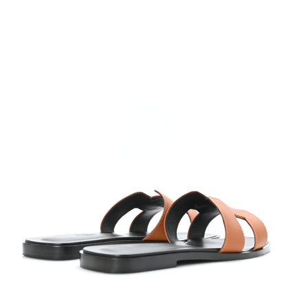 Hermes Epsom Oran Sandals 38 Naturel 4 of 10