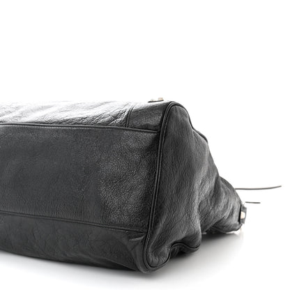 Balenciaga Agneau Classic Silver Hardware Velo Black 10 of 12