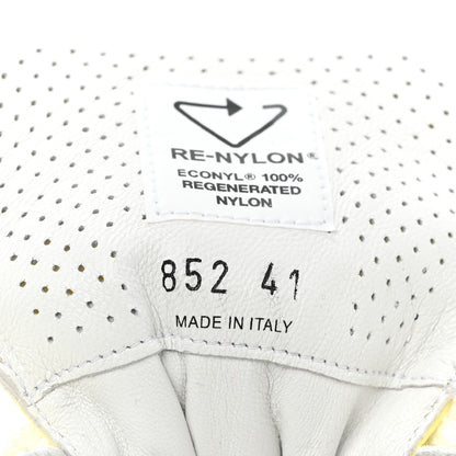 Prada Re-Nylon Piuma Metal Triangle Logo Quilted 45mm Sneakers 41 Narciso 10 of 14
