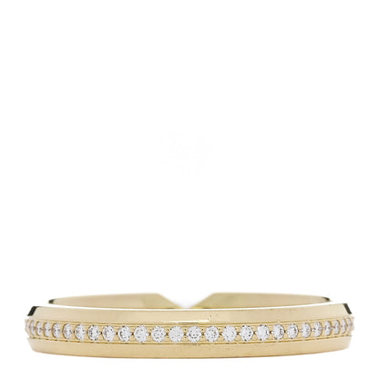 Tiffany 18K Yellow Gold Diamond Nesting Narrow Band Ring 57 8 3 of 4