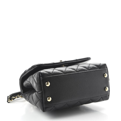 Chanel Caviar Quilted Extra Mini Coco Handle Flap Black 4 of 11