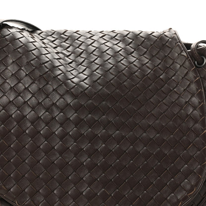 Bottega Veneta Nappa Intrecciato Messenger Bag Ebano 7 of 9