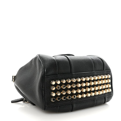 Alexander Wang Pebbled Lambskin Rocco Black Pale Gold Hardware 4 of 9