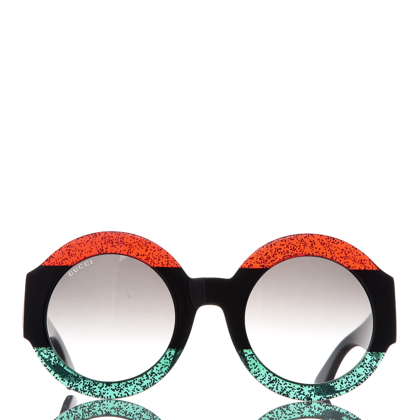 Acetate Round GG0084S Sunglasses Black Red Green