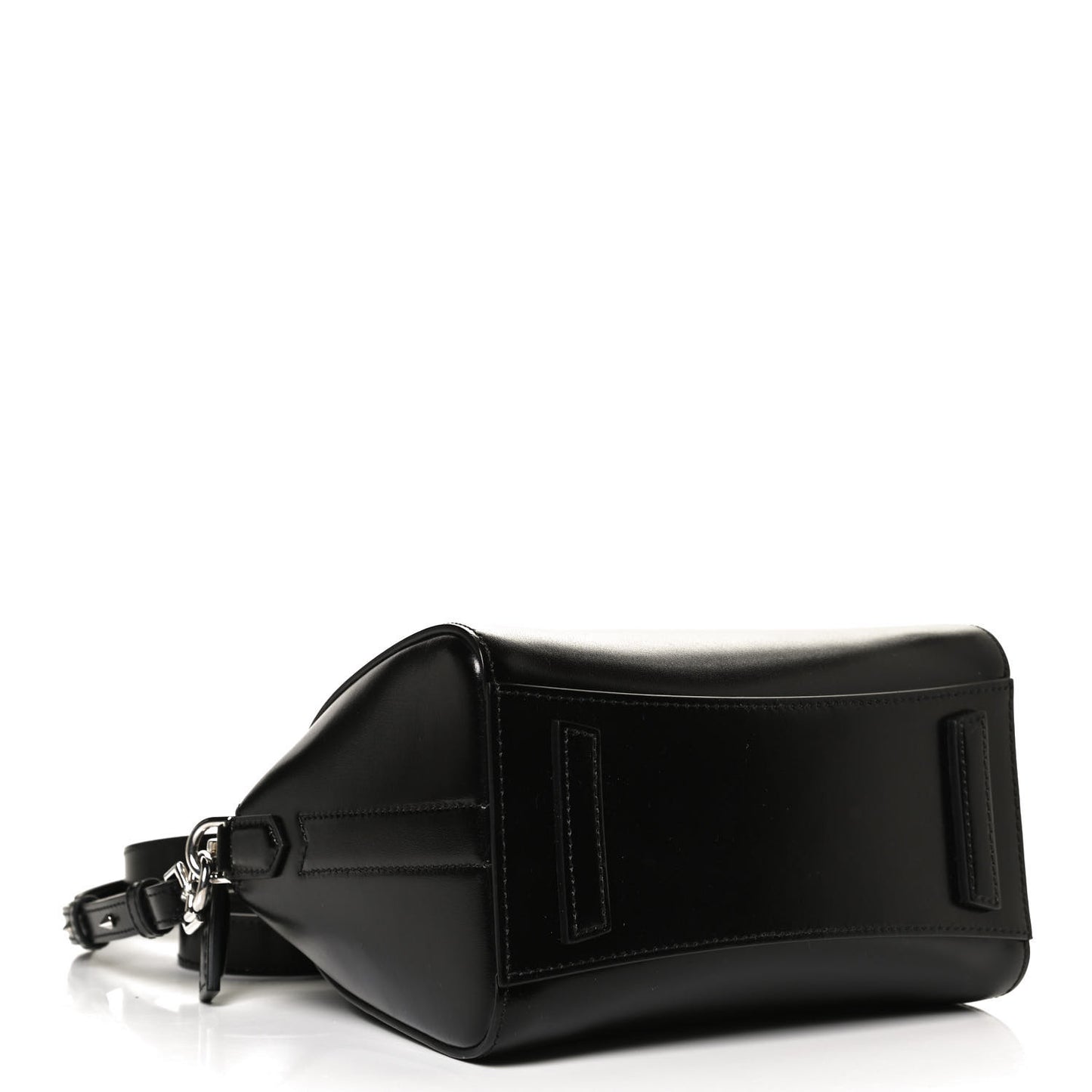 Shiny Lord Calfskin Mini Antigona Black